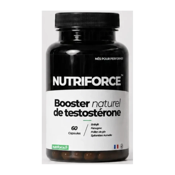 Booster naturel de testost&eacute;rone NutriForce, 60 capsules, alternative l&eacute;gale aux SARMs