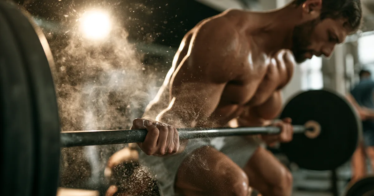 Pratiquant de musculation à l'entraînement, rôle de la testostérone sur la masse musculaire
